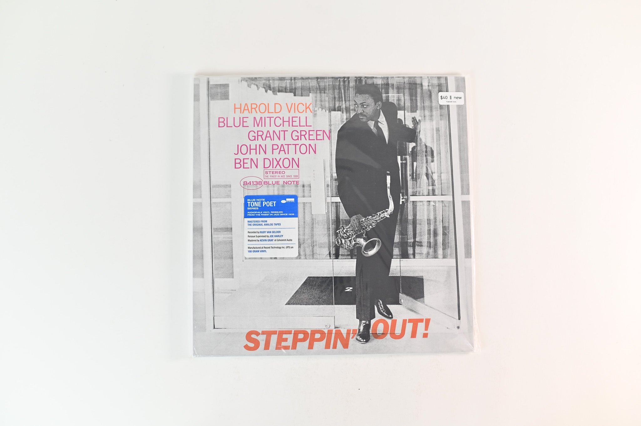 Harold Vick - Steppin' Out! on Blue Note Tone Poet Series Reissue