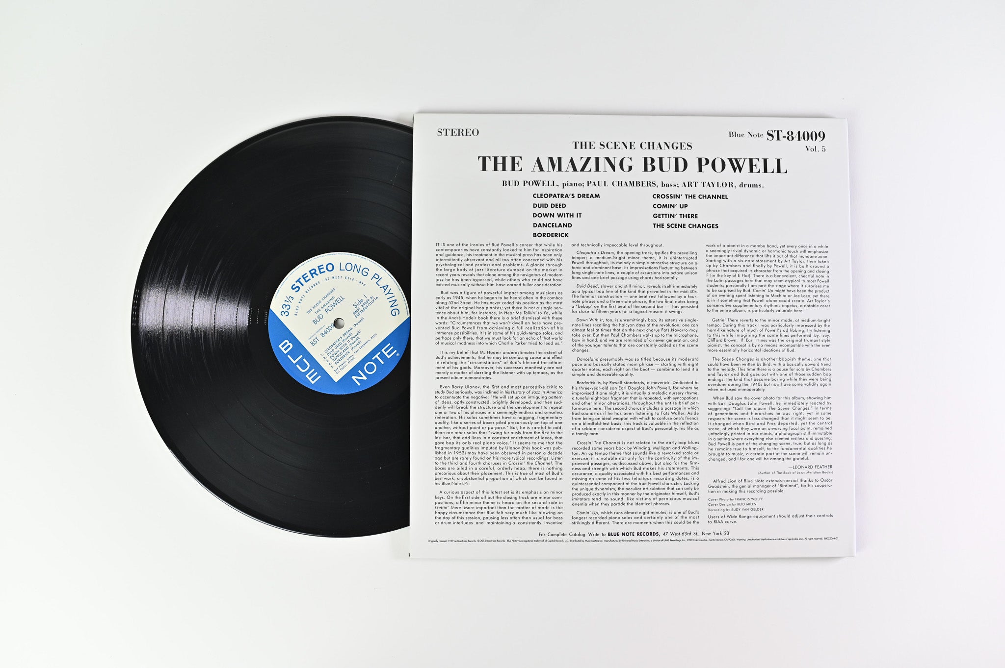 Bud Powell - The Scene Changes, Vol. 5 on Blue Note Ltd 180 Gram Music Matters Reissue