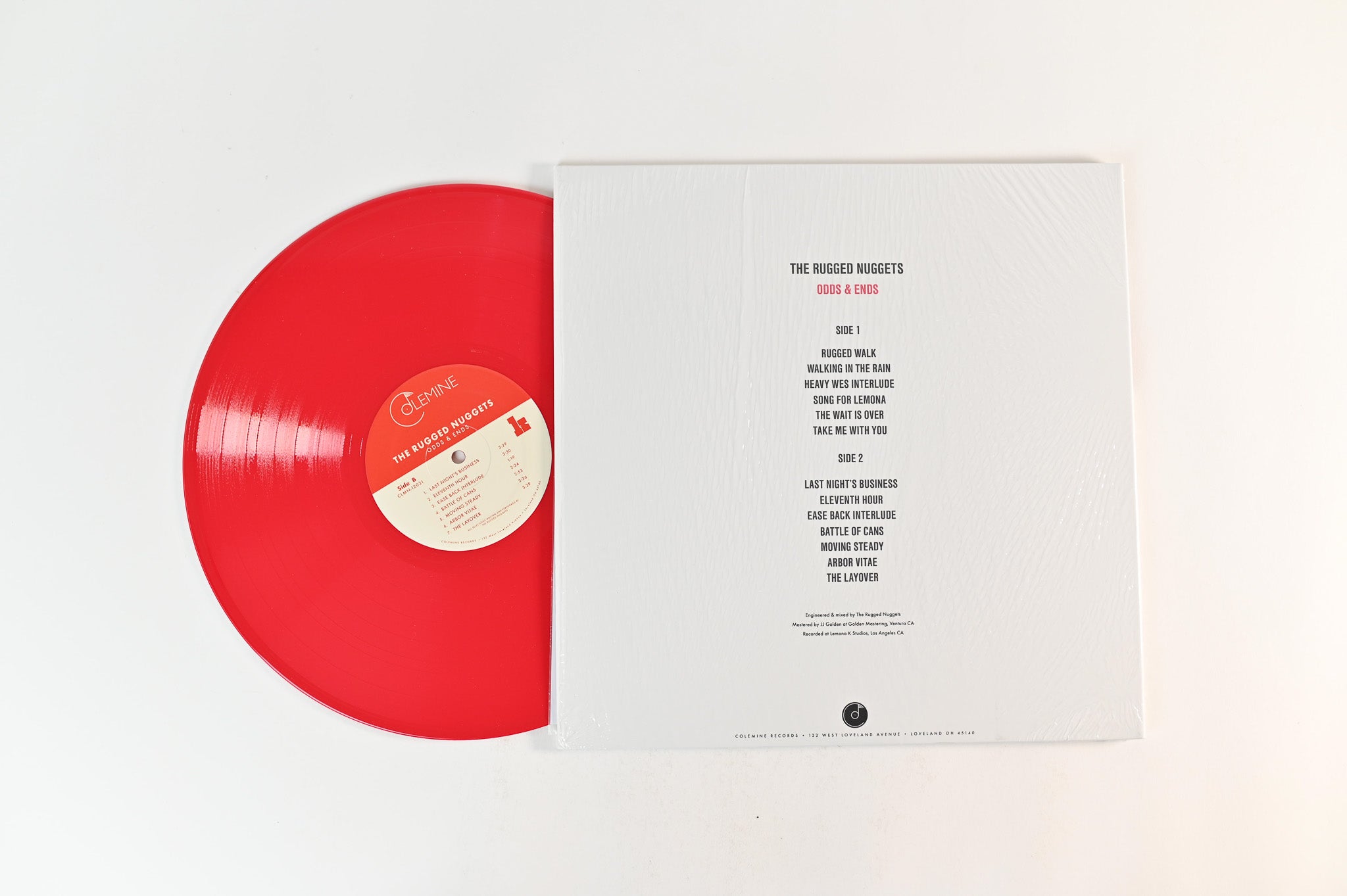 The Rugged Nuggets - Odds & Ends on Colemine Ltd Opaque Red