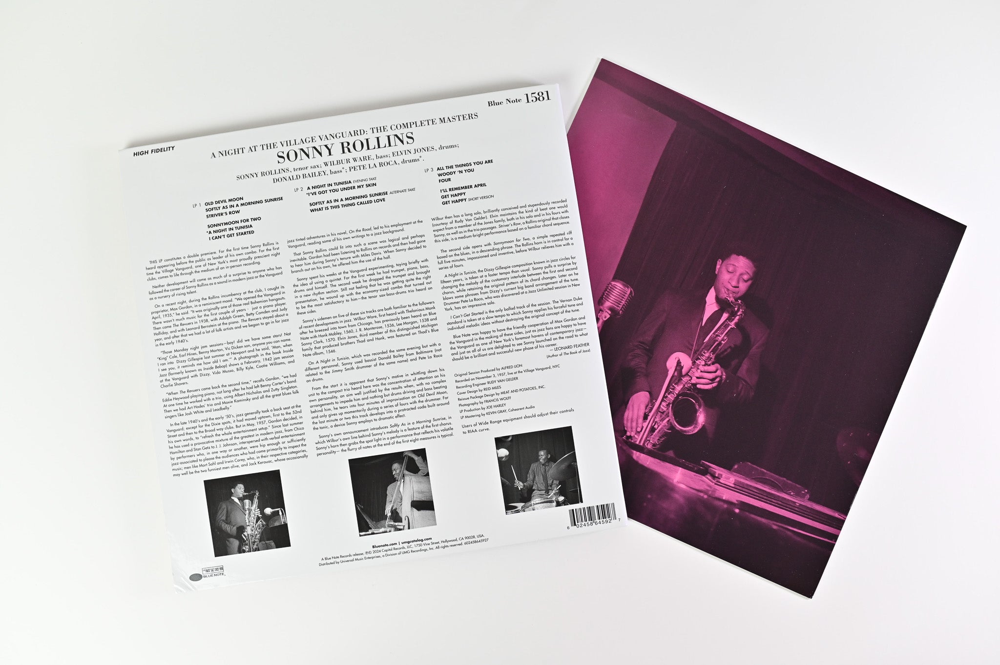 Sonny Rollins - A Night At The Village Vanguard: The Complete Masters on Blue Note Tone Poet Series Reissue
