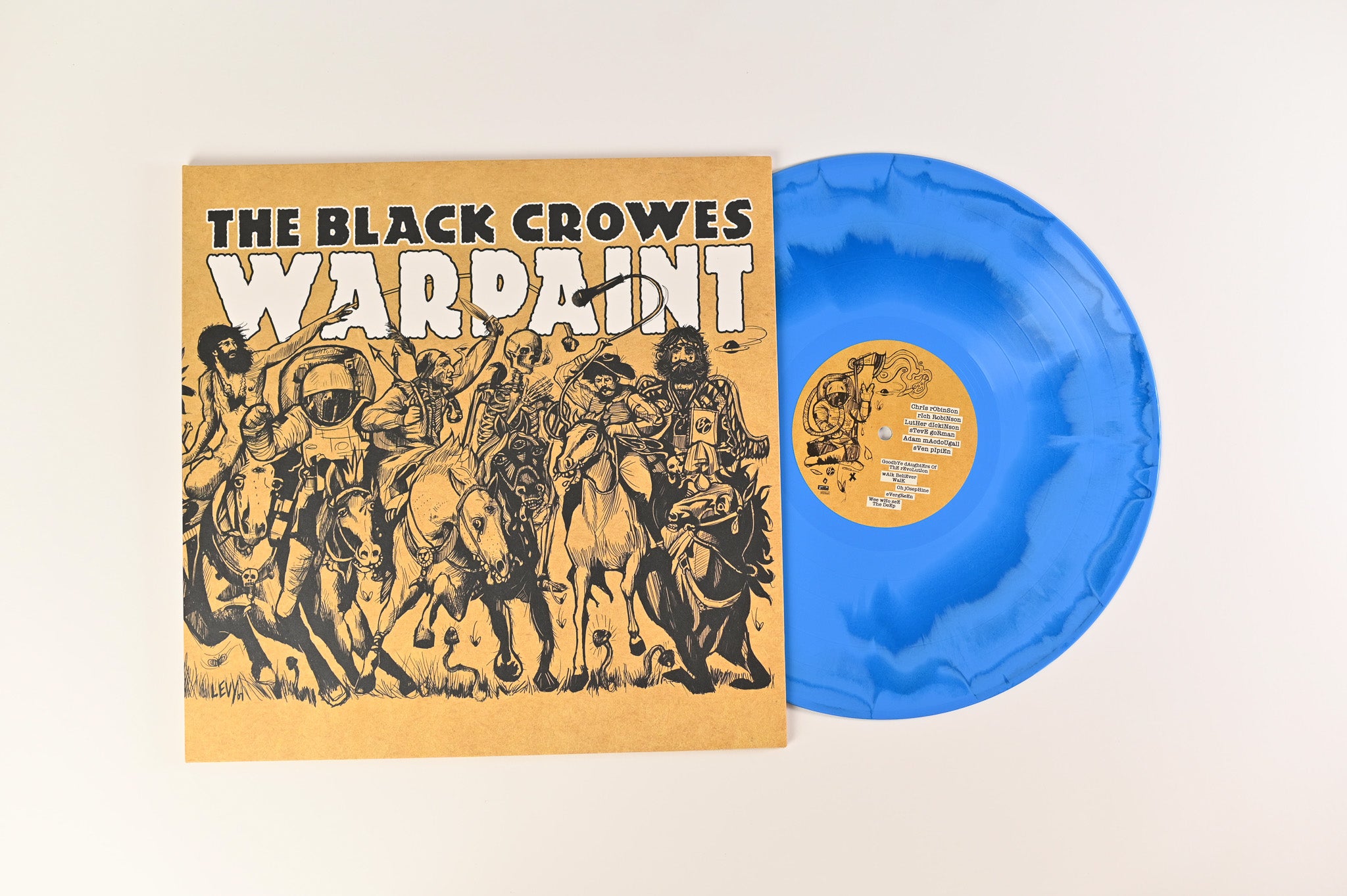 The Black Crowes - Warpaint on Silver Arrow Ltd Blue Vinyl