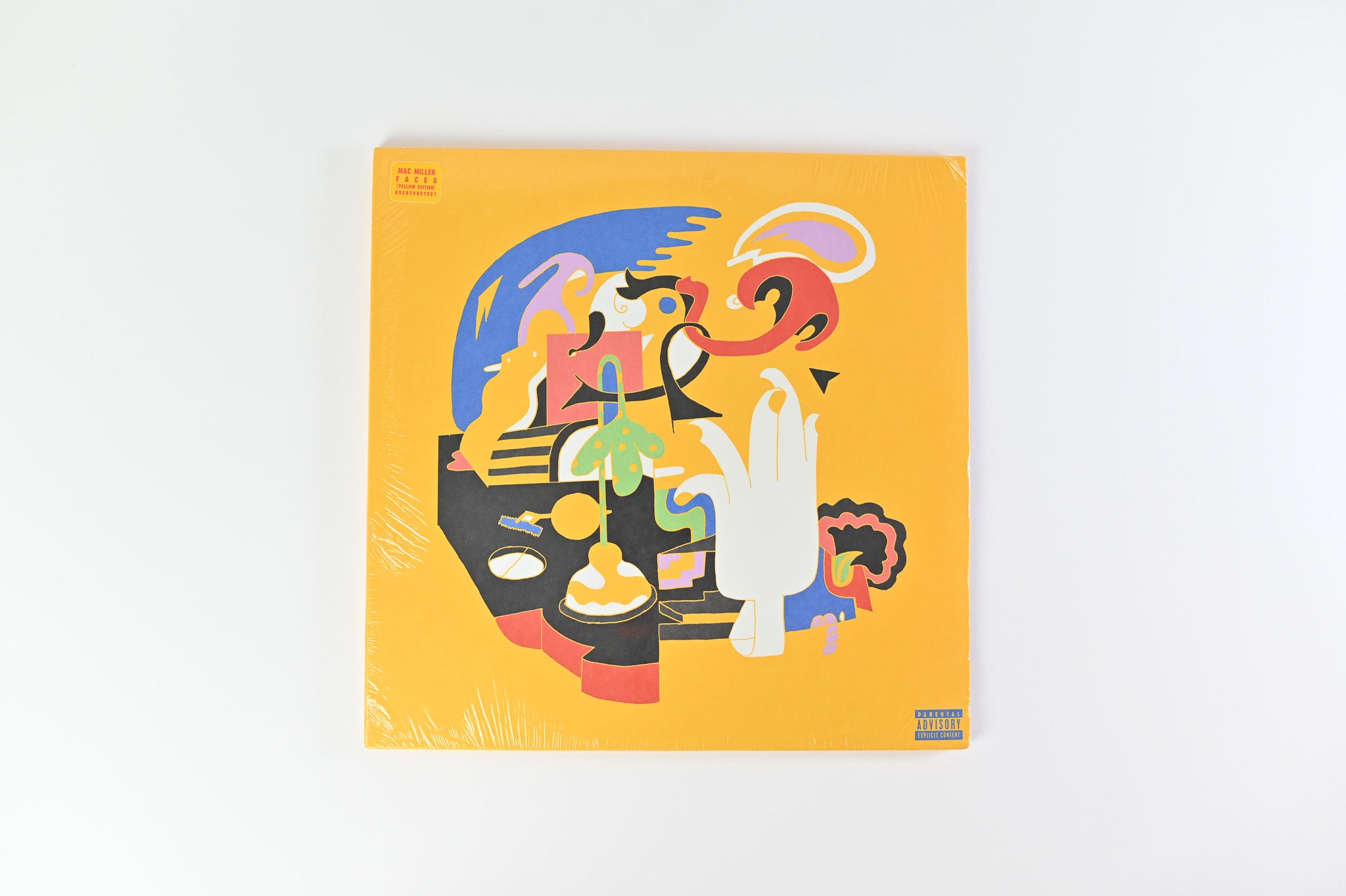 Mac Miller - Faces on Warner Yellow Vinyl Reissue Sealed