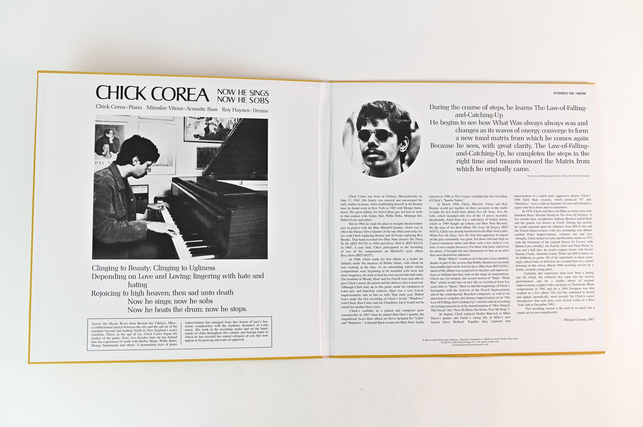 Chick Corea - Now He Sings, Now He Sobs on Solid State Blue Note Tone Poet Series Reissue