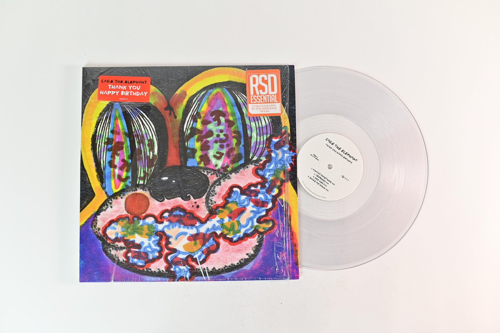 Cage The Elephant - Thank You Happy Birthday on Jive Deluxe Edition Clear Vinyl Reissue
