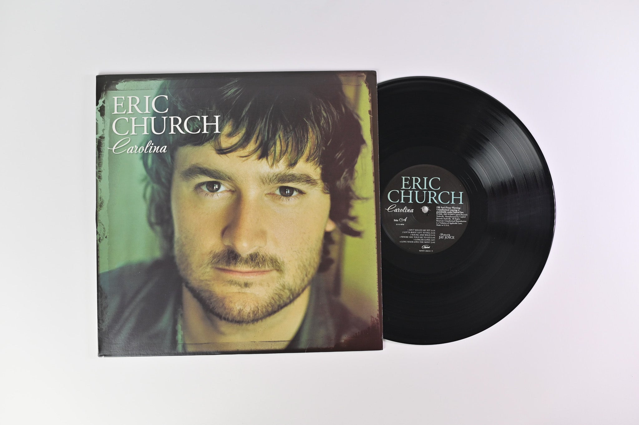 Eric Church - Carolina on Capitol Nashville Reissue