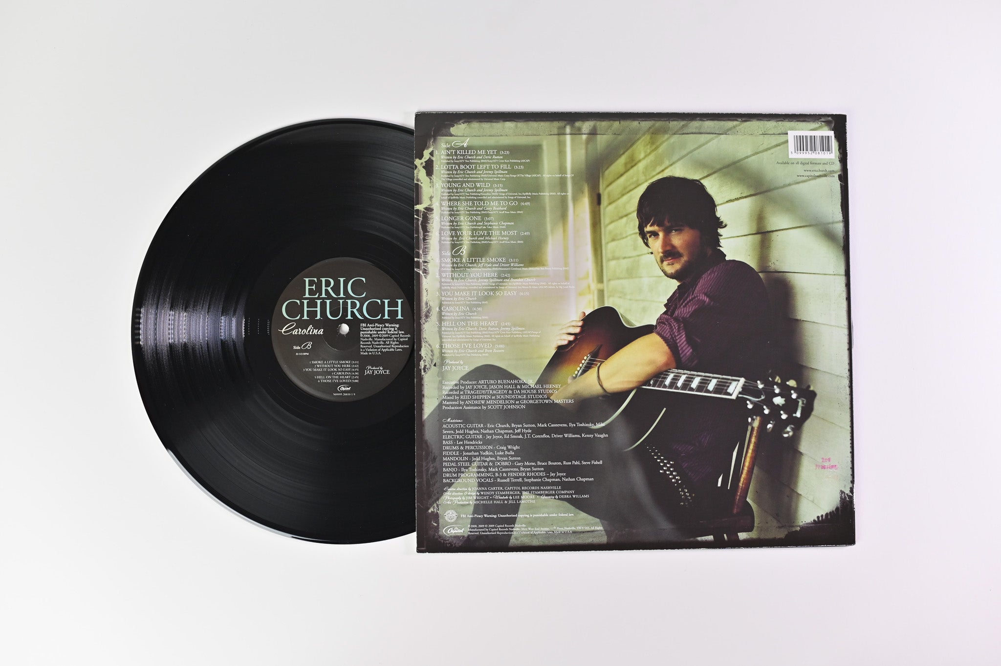 Eric Church - Carolina on Capitol Nashville Reissue