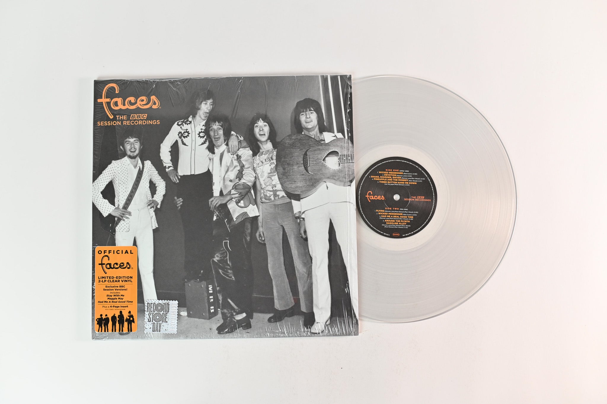 Faces - The BBC Session Recordings on Rhino RSD 2024 Ltd Clear Vinyl