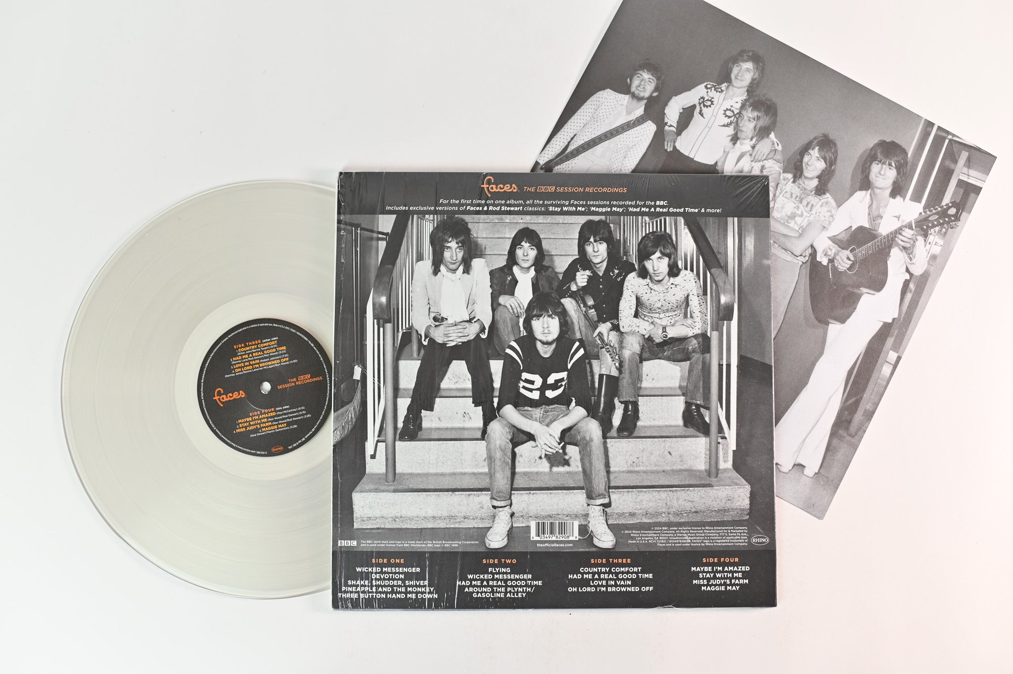 Faces - The BBC Session Recordings on Rhino RSD 2024 Ltd Clear Vinyl