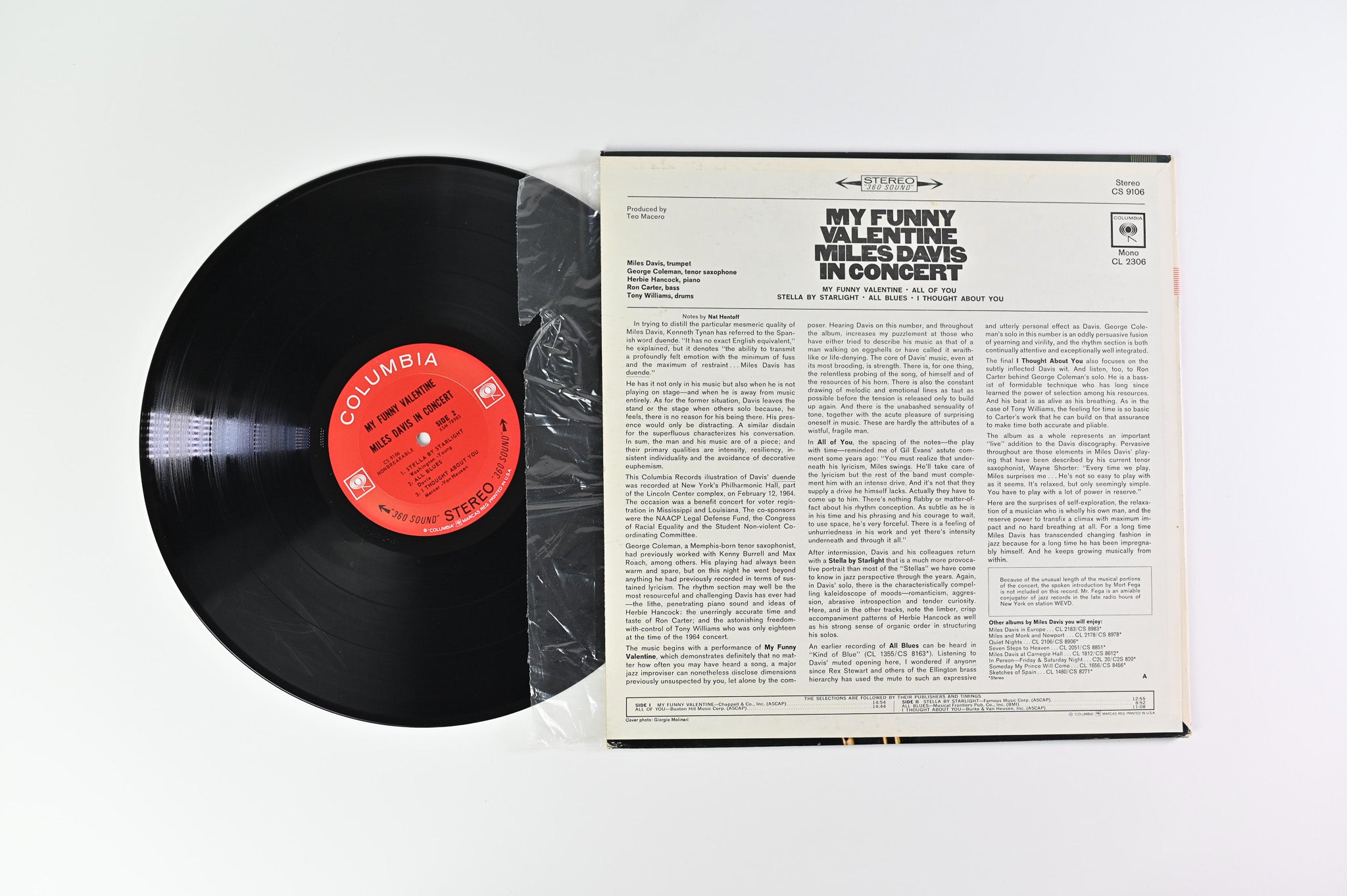 Miles Davis - My Funny Valentine - Miles Davis In Concert on Columbia Stereo