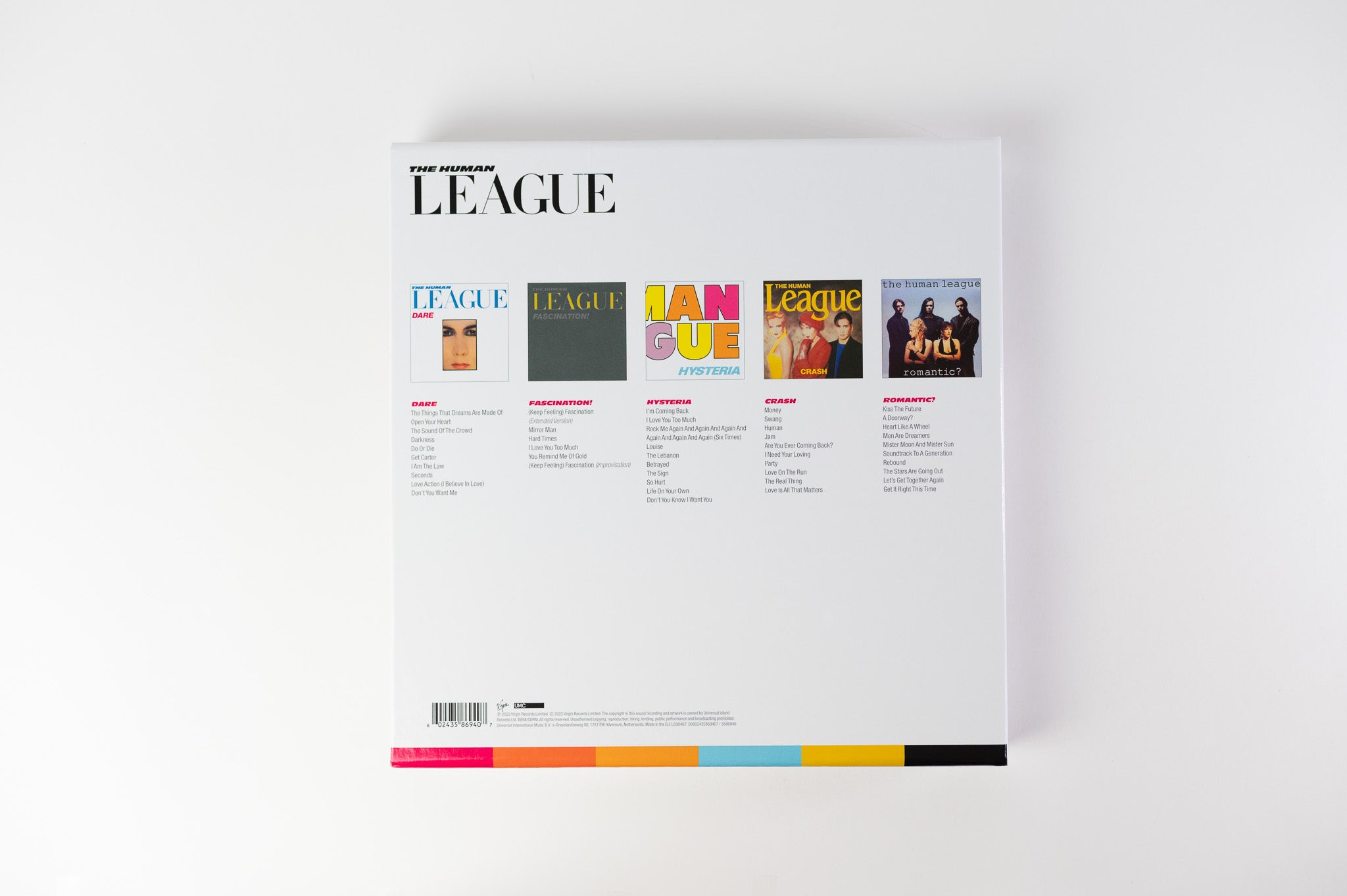 The Human League - The Virgin Years on Virgin UMC Colored Vinyl Reissue Box Set