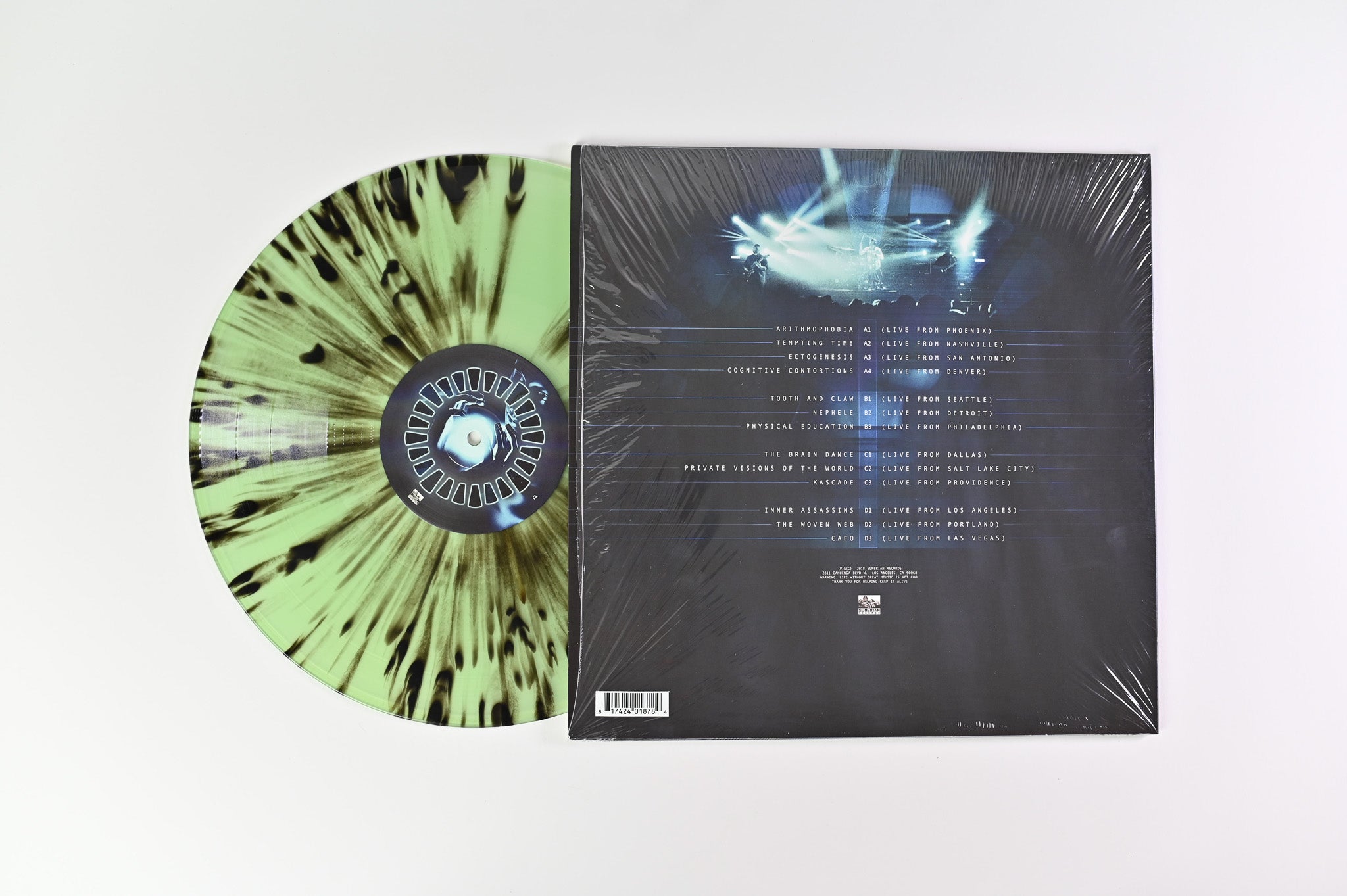 Animals As Leaders - Live 2017 on Sumerian Ltd Coke Bottle With Black Splatter