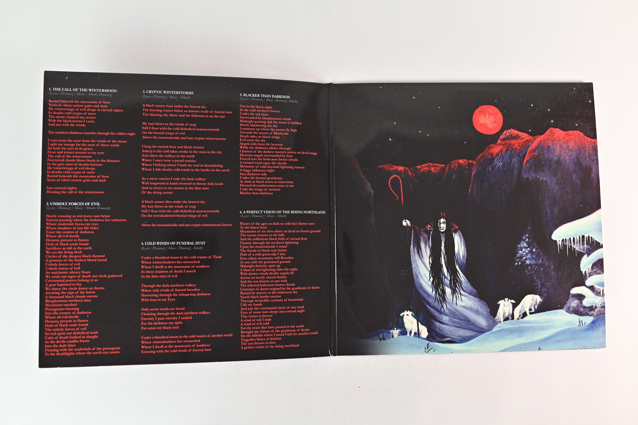 Immortal - Diabolical Fullmoon Mysticism on Osmose Ltd Clear/Rainbow Splatter Reissue