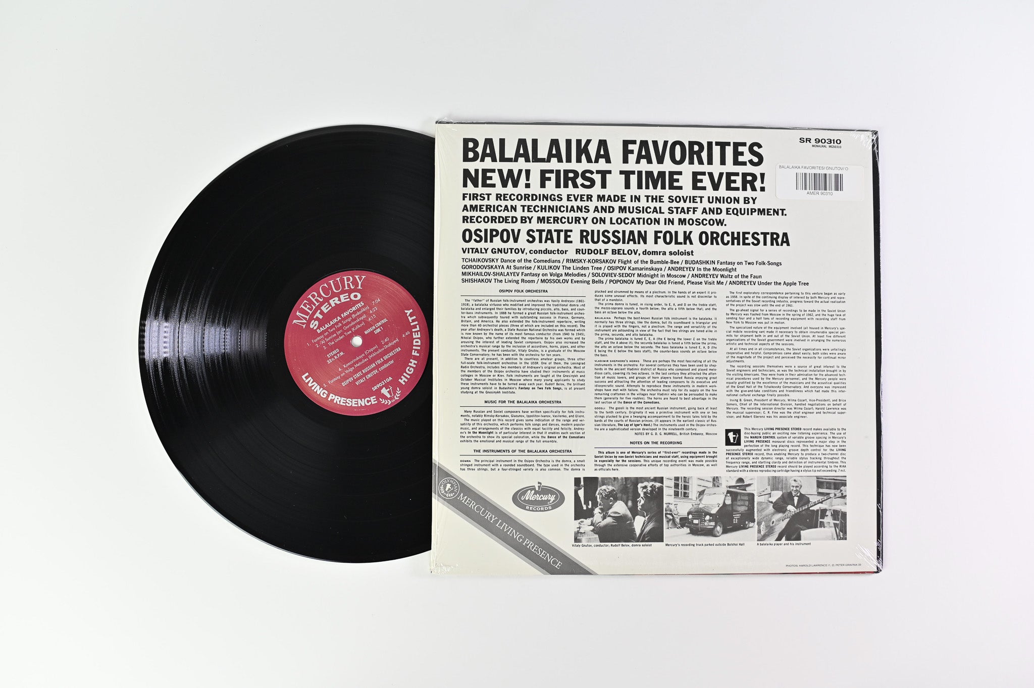Osipov State Russian Folk Orchestra - Balalaika Favorites on Mercury Speakers Corner Stereo Reissue