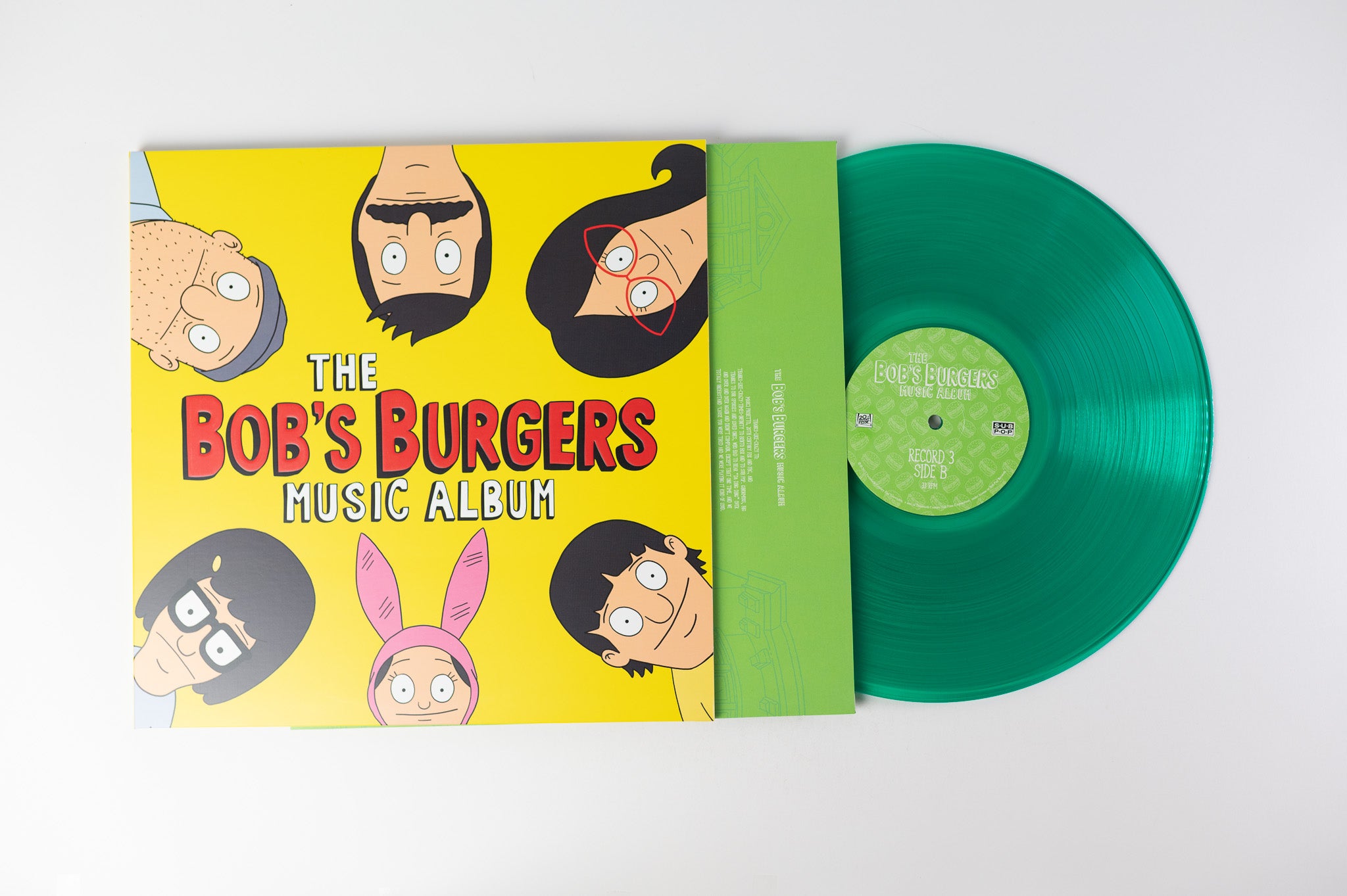 Bob's Burgers - The Bob's Burgers Music Album on Sub Pop Deluxe Ltd Colored Vinyl Box Set