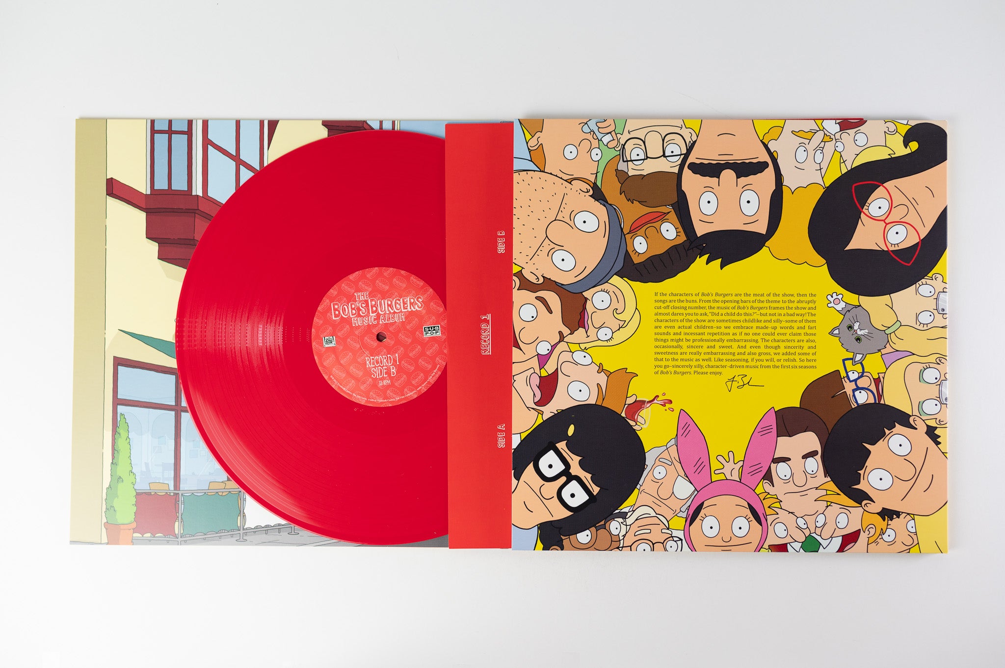 Bob's Burgers - The Bob's Burgers Music Album on Sub Pop Deluxe Ltd Colored Vinyl Box Set
