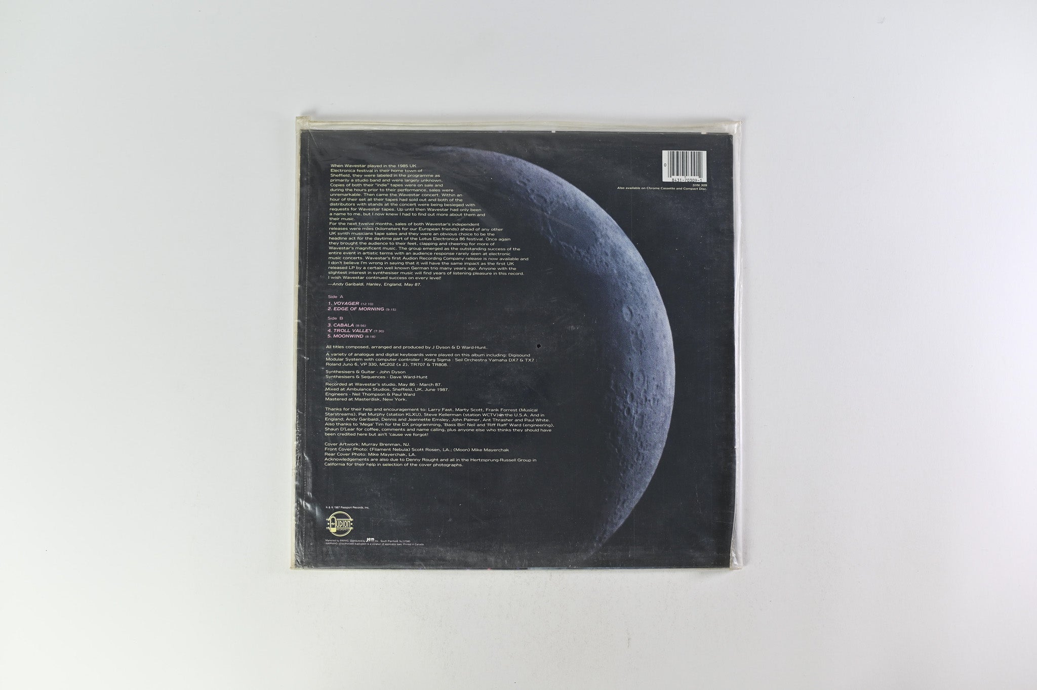 Wavestar - Moonwind on Audion Recording Co Sealed
