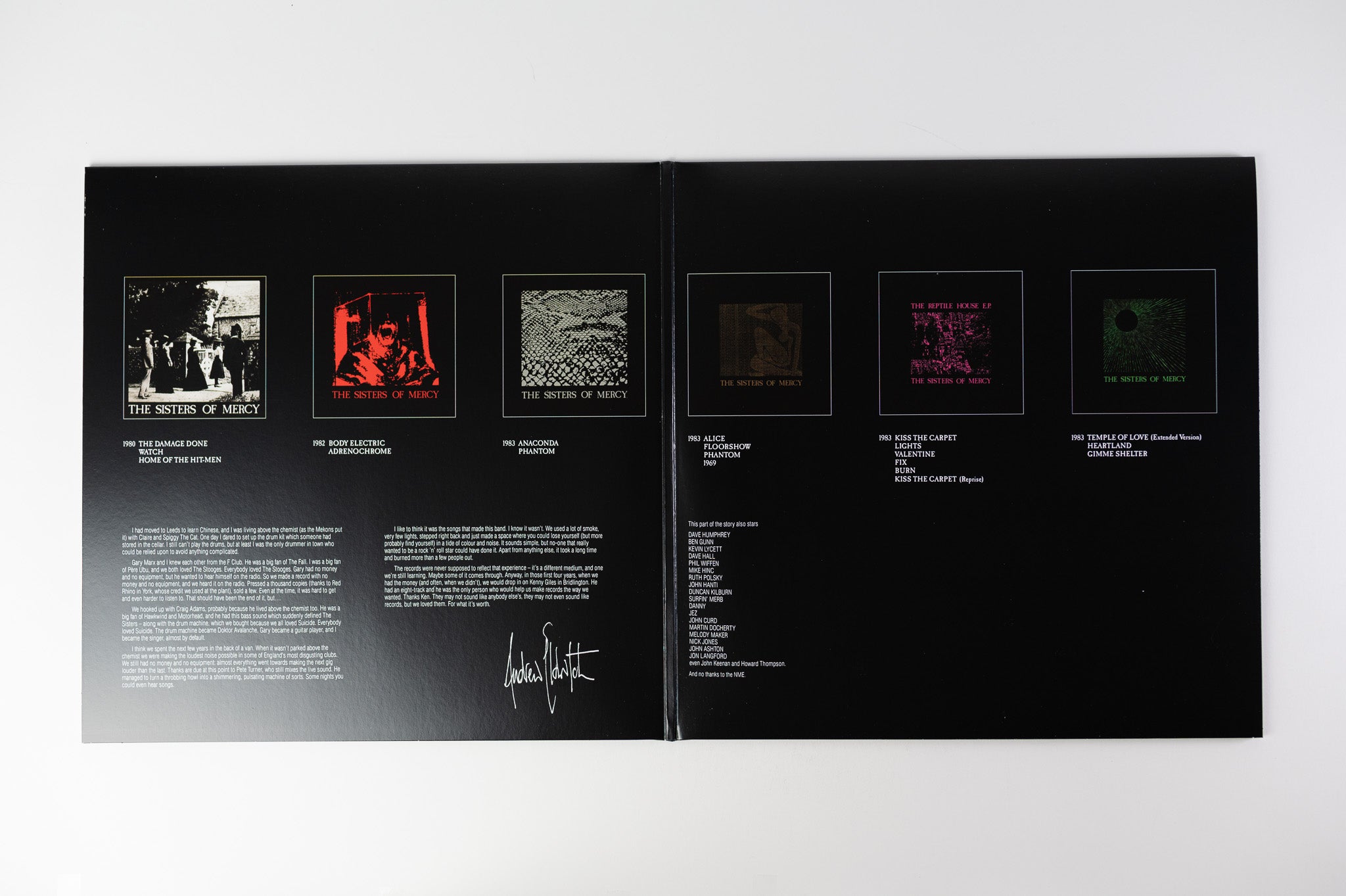 The Sisters Of Mercy - Some Girls Wander By Mistake on Warner Remastered Box Set