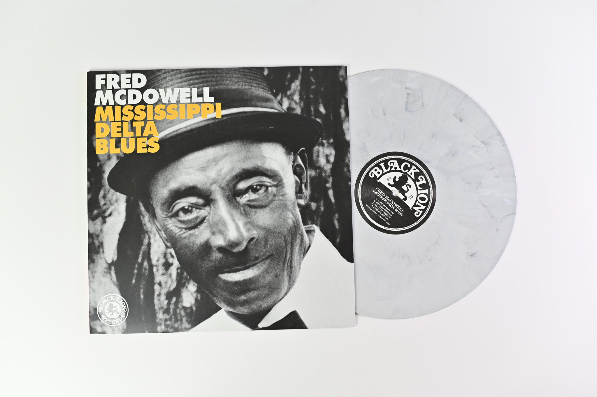 Fred McDowell - Mississippi Delta Blues on Black Lion Vinyl Me Please Ltd Numbered Grey w/ Black Smoke Reissue