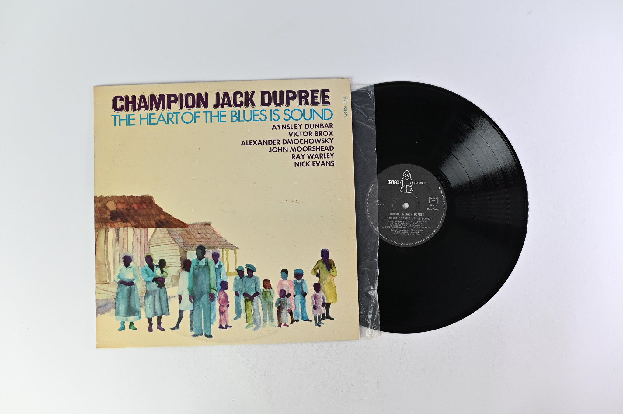 Champion Jack Dupree - The Heart Of The Blues Is Sound on BYG Records