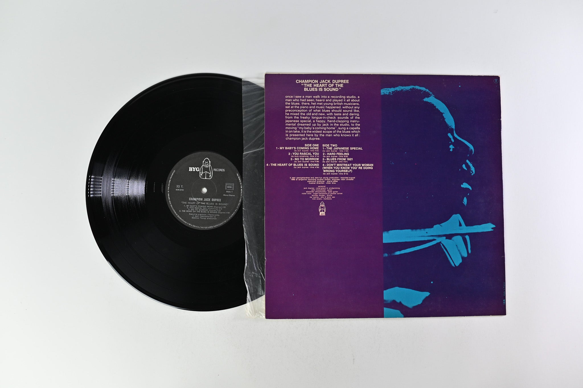 Champion Jack Dupree - The Heart Of The Blues Is Sound on BYG Records