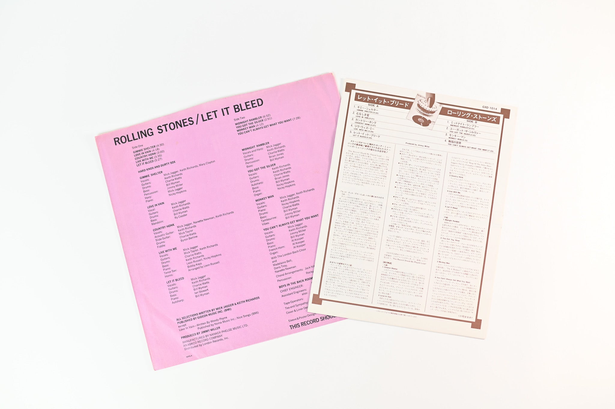 The Rolling Stones - Let It Bleed on London Japanese Reissue