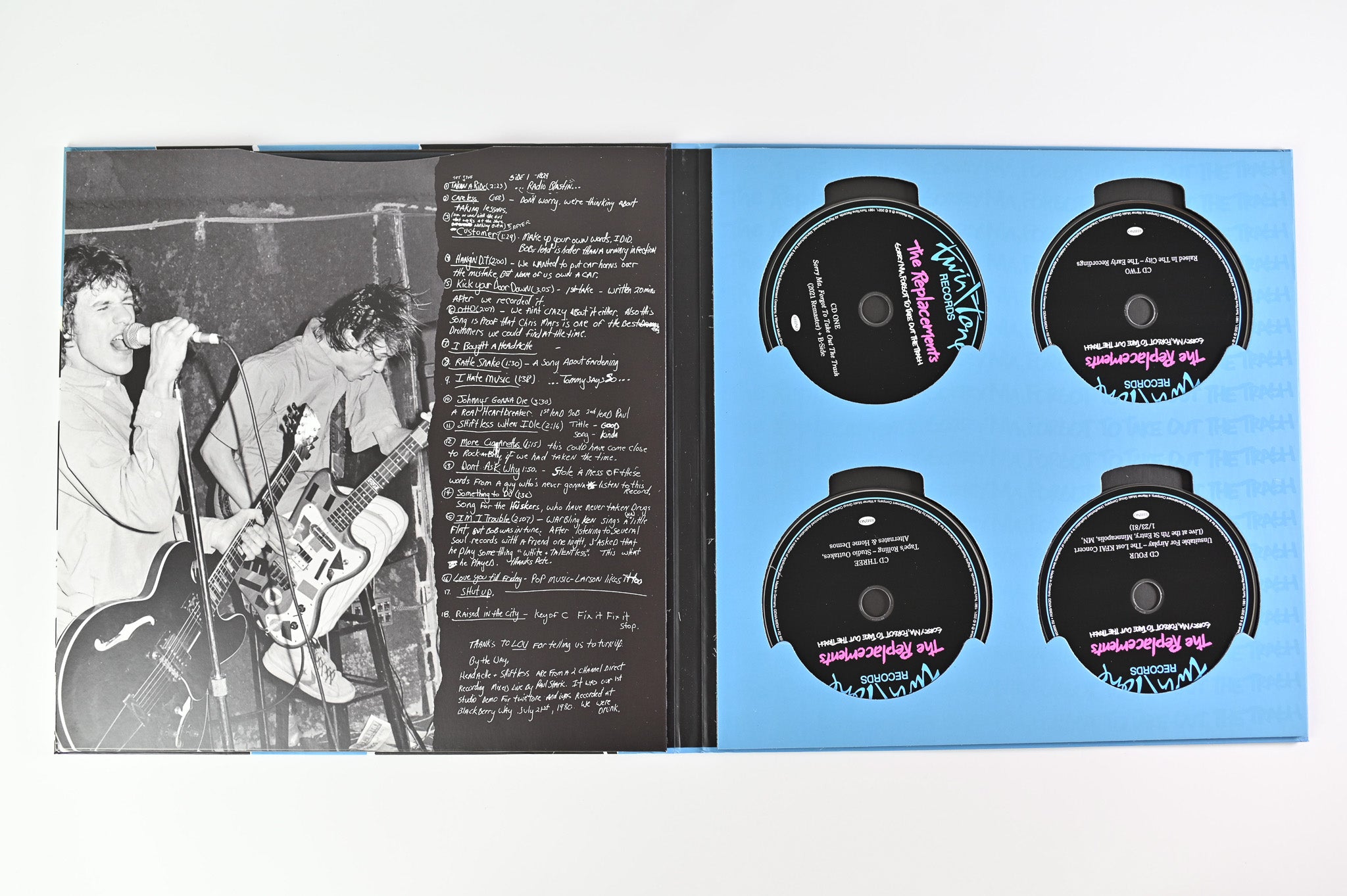 The Replacements - Sorry Ma, Forgot To Take Out The Trash on Twin Tone Rhino Ltd Reissue Booklet Set