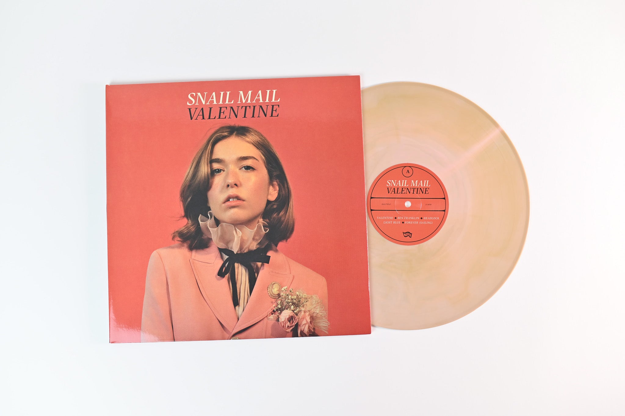 Snail Mail - Valentine on Matador Ltd Numbered Pink & Gold Galaxy