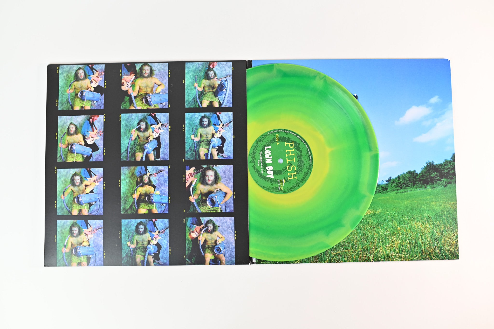 Phish - Lawn Boy on Jemp Green / Yellow Olfactory Hues Reissue