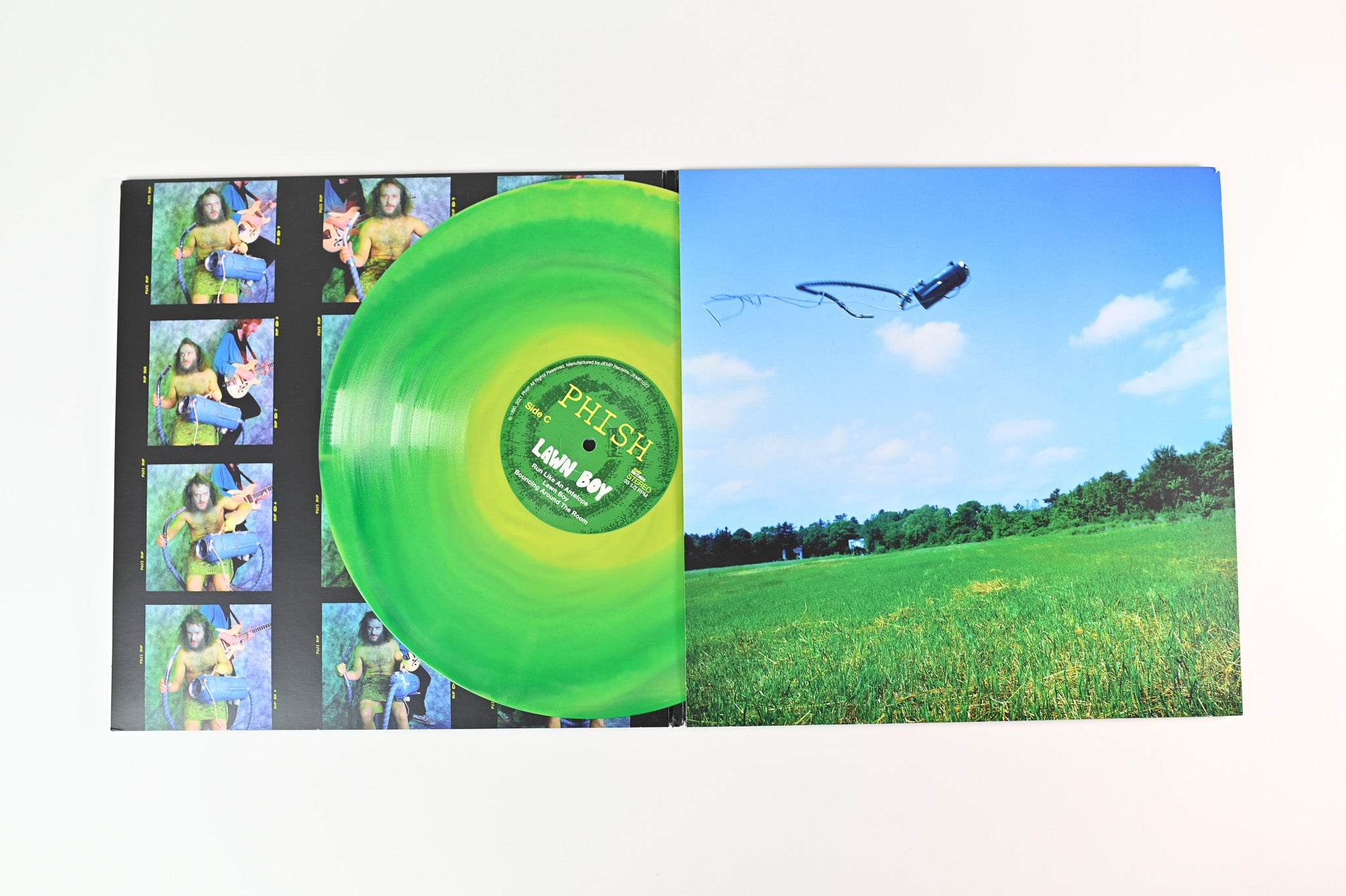 Phish - Lawn Boy on Jemp Green / Yellow Olfactory Hues Reissue
