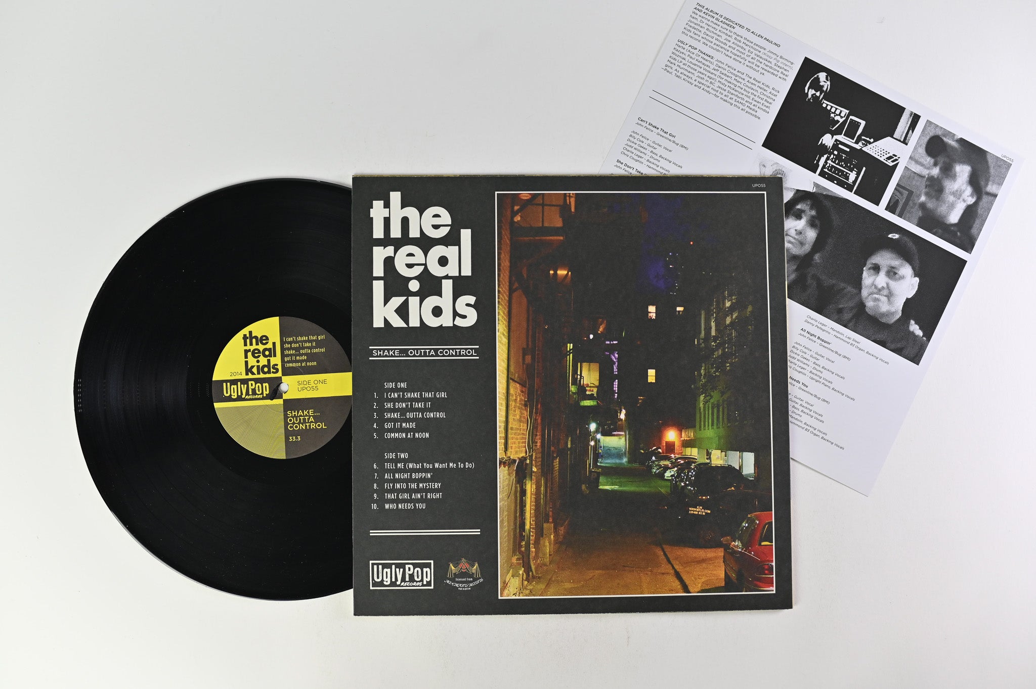 The Real Kids – Shake ... Outta Control on Ugly Pop Records