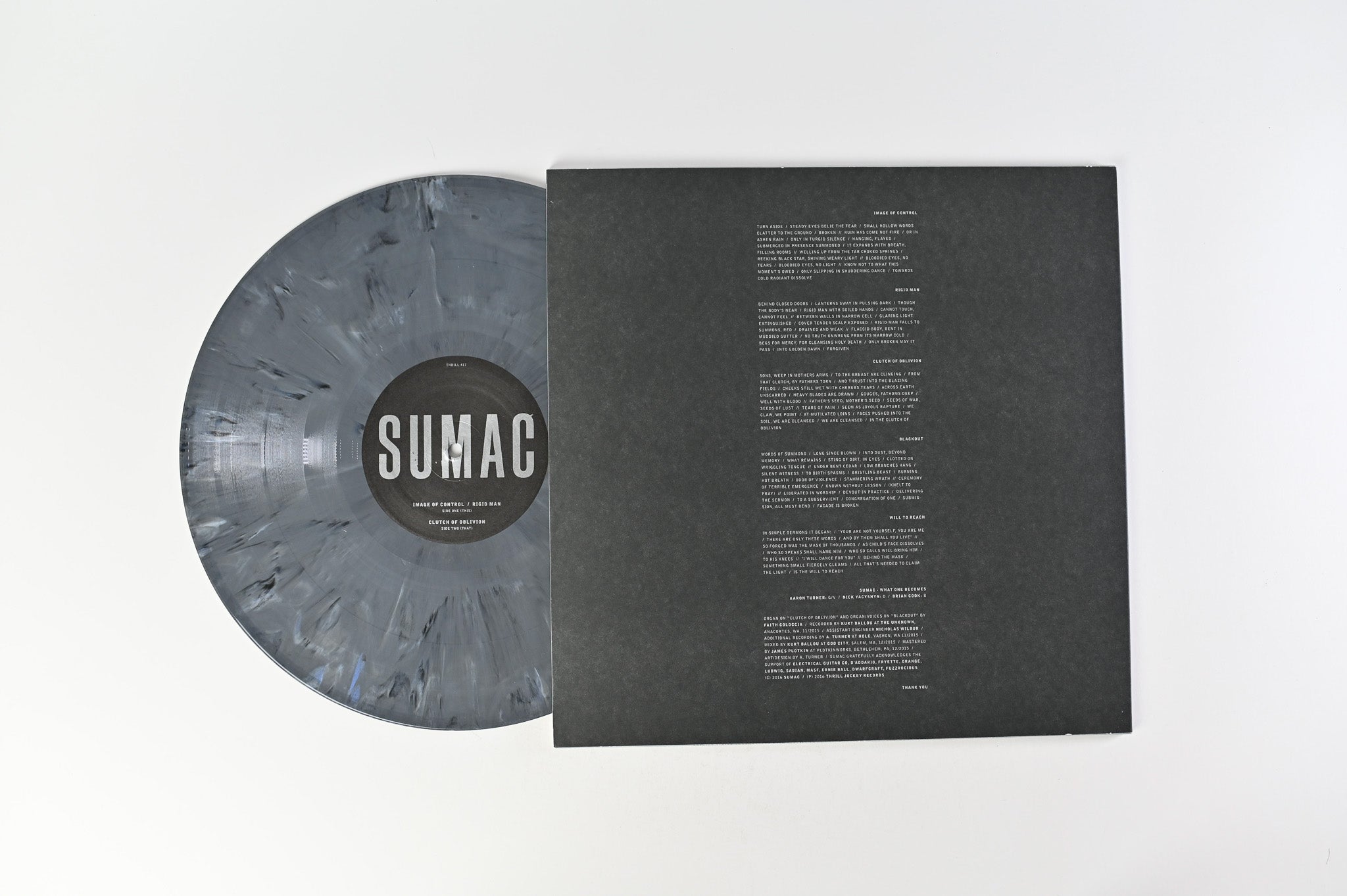 Sumac - What One Becomes on Thrill Jockey Ltd Grey Vinyl