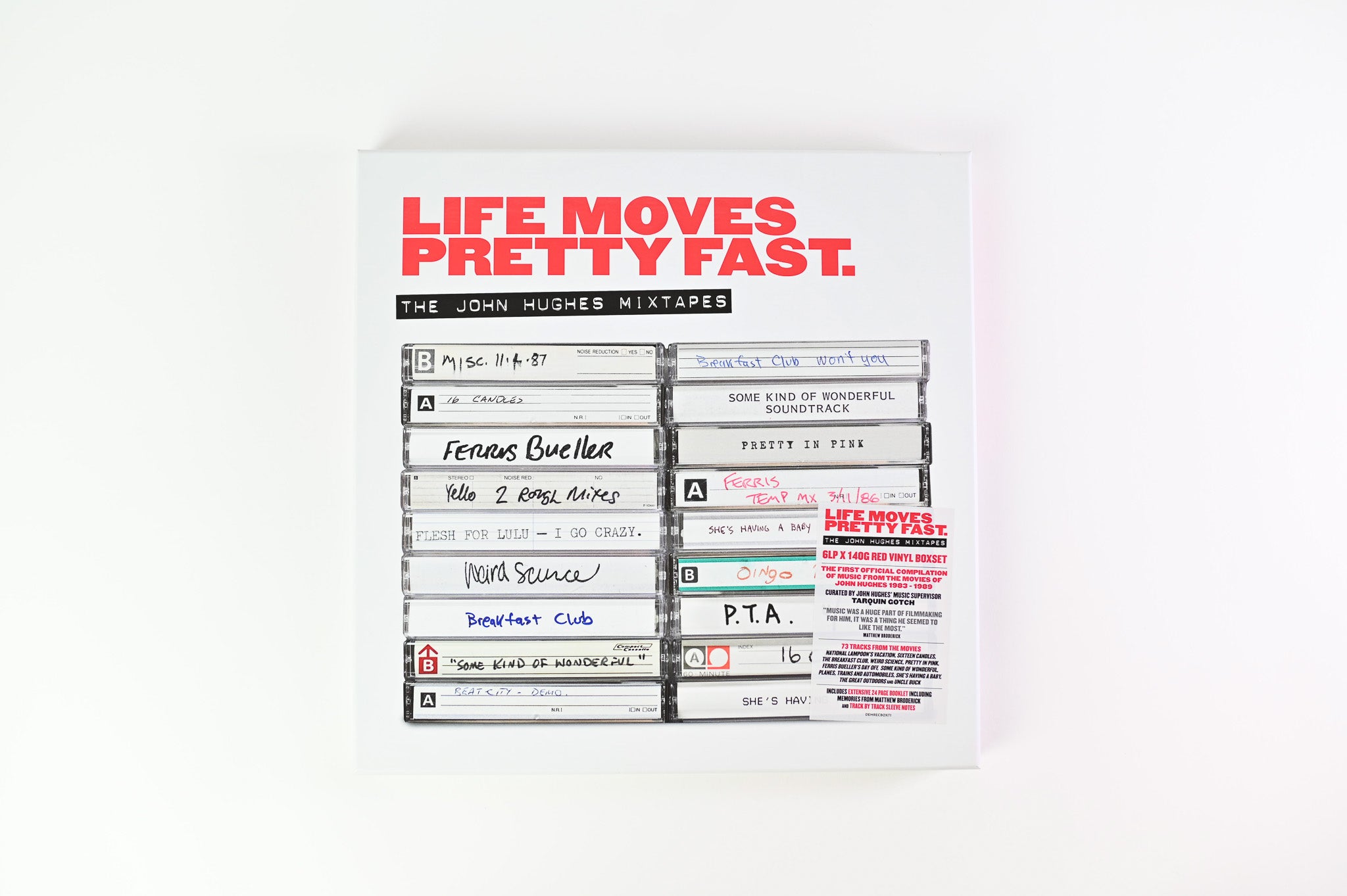 Various - Life Moves Pretty Fast: The John Hughes Mixtapes on Demon Translucent Red Box Set