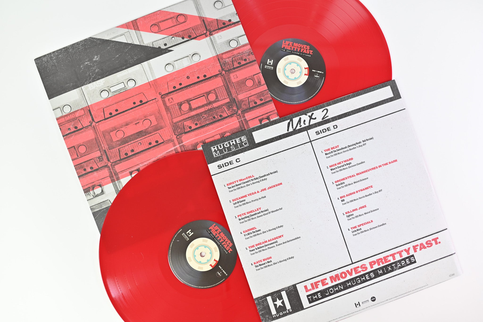 Various - Life Moves Pretty Fast: The John Hughes Mixtapes on Demon Translucent Red Box Set