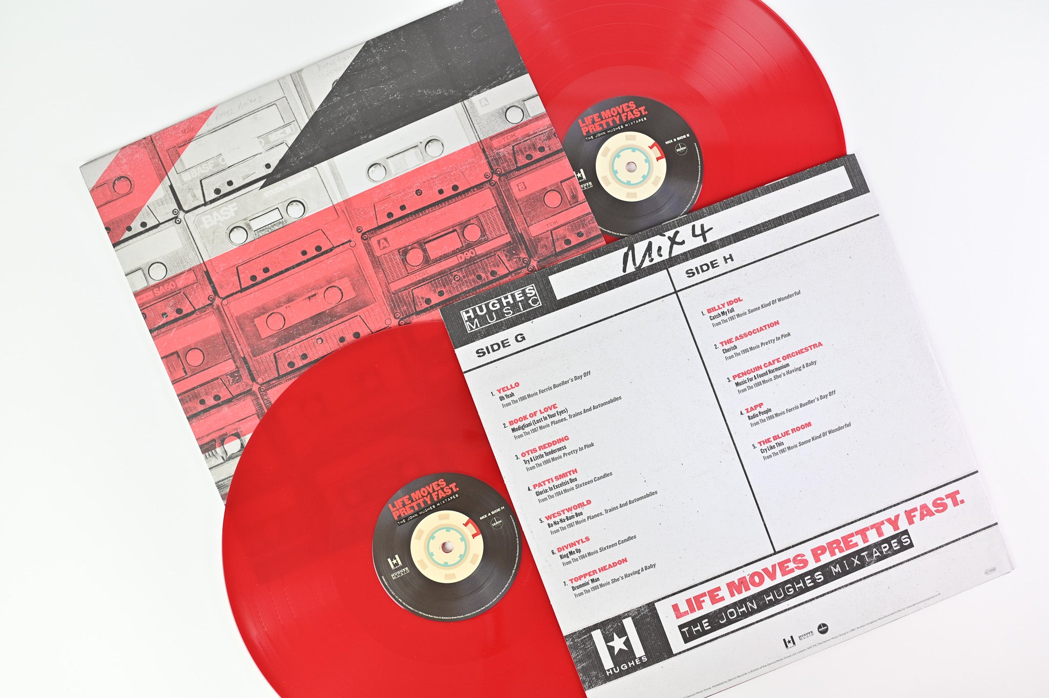 Various - Life Moves Pretty Fast: The John Hughes Mixtapes on Demon Translucent Red Box Set