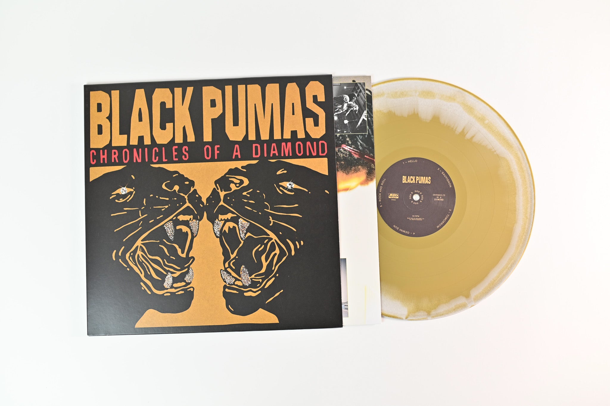 Black Pumas - Chronicles Of A Diamond on ATO Vinyl Me Please Club Edition Ltd Numbered Gold & Cream
