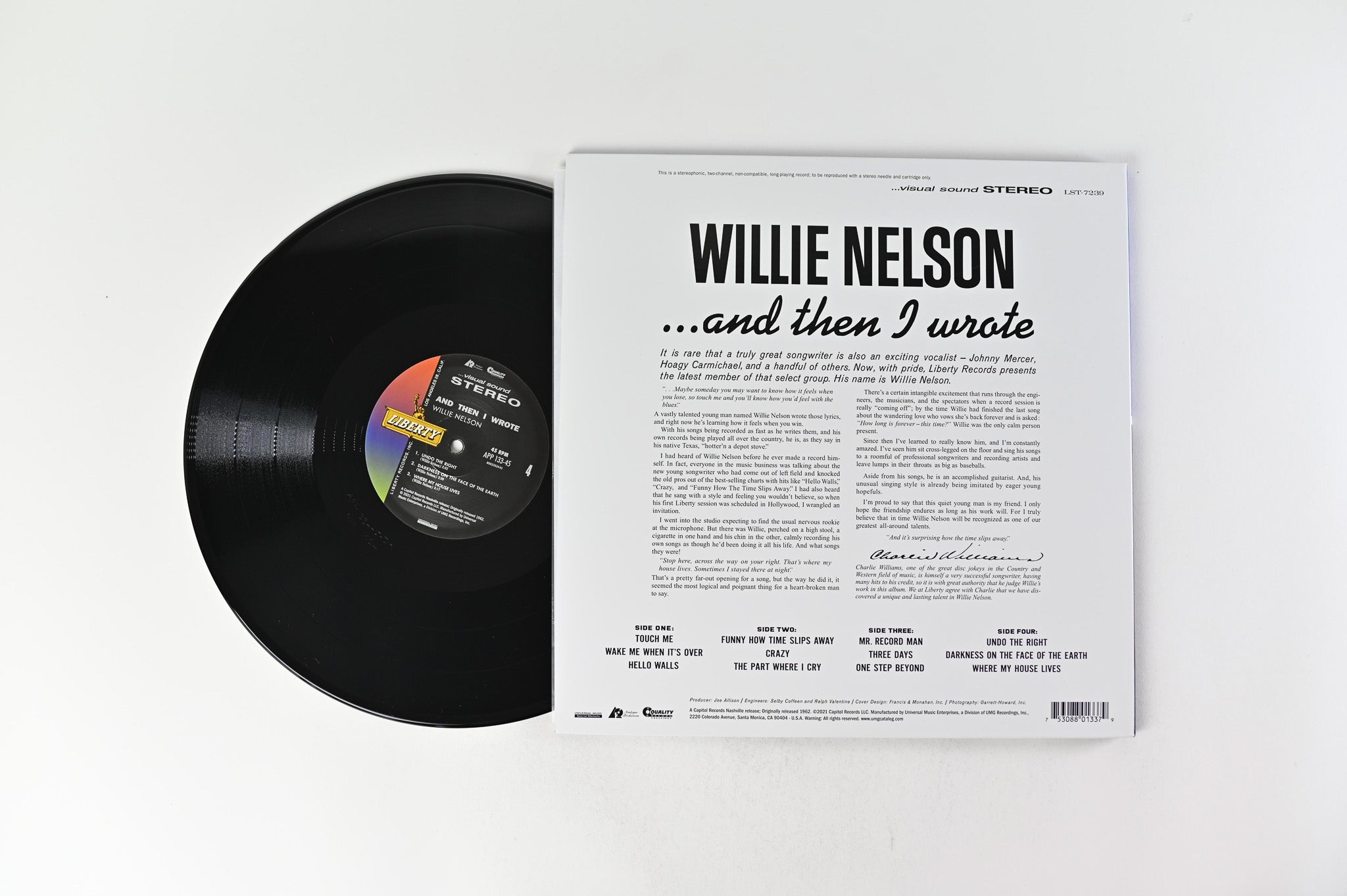 Willie Nelson - ... And Then I Wrote on Analogue Productions