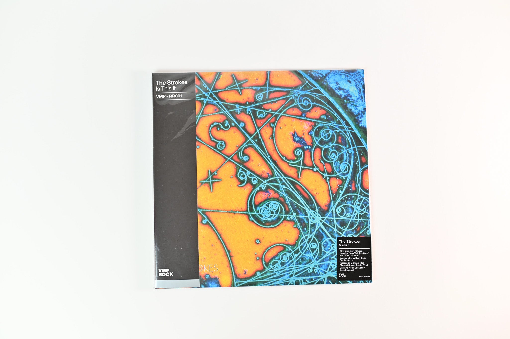 The Strokes - Is This It on RCA Vinyl Me Please Club Edition Clear w/ Blue & Orange Splatter Reissue