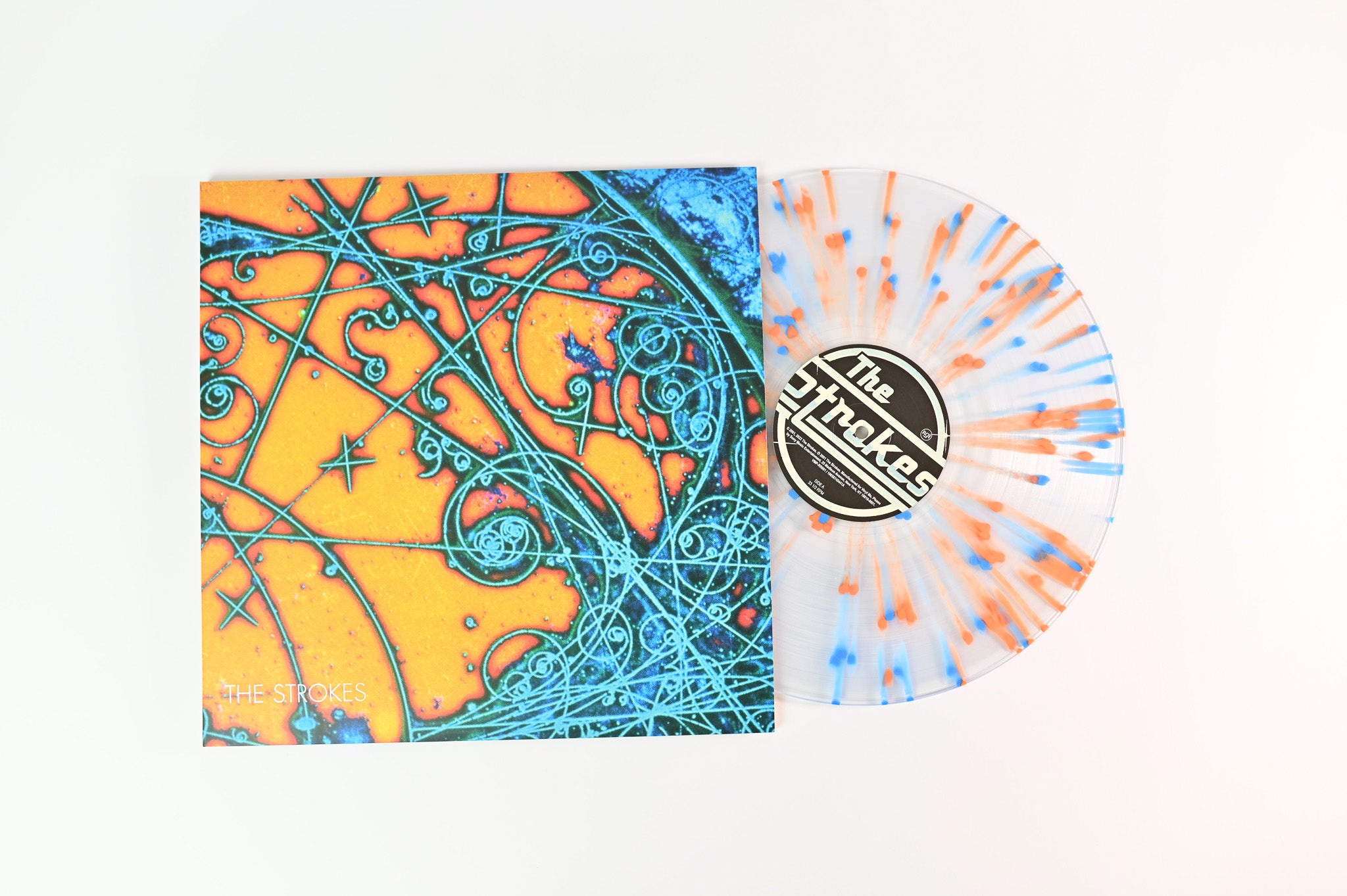 The Strokes - Is This It on RCA Vinyl Me Please Club Edition Clear w/ Blue & Orange Splatter Reissue