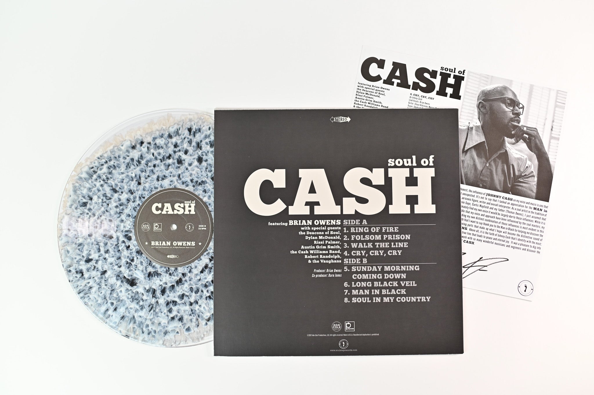 Brian Owens - Soul Of Cash on Soul Step White & Black Wax Mage Insanity Variant