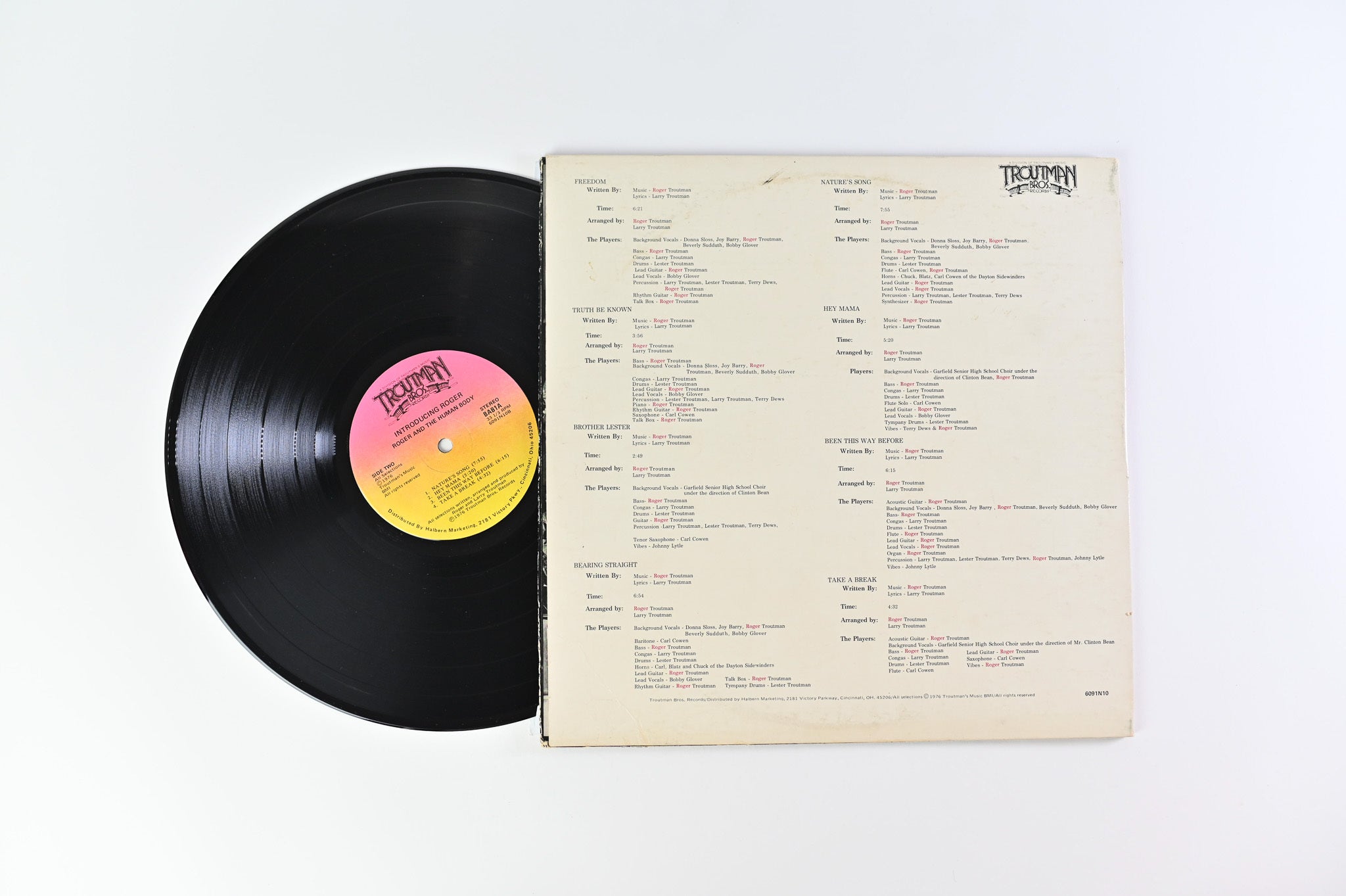 Roger & The Human Body - Introducing Roger on Troutman Bros.