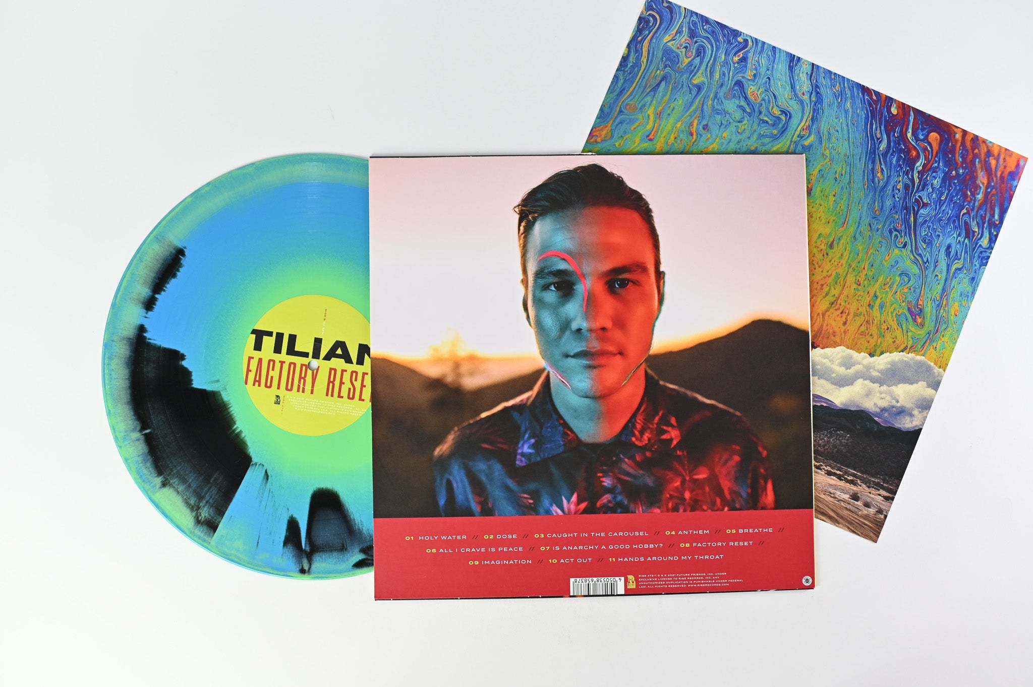 Tilian - Factory Reset on Rise Ltd Alternate Cover Doublemint Cyan