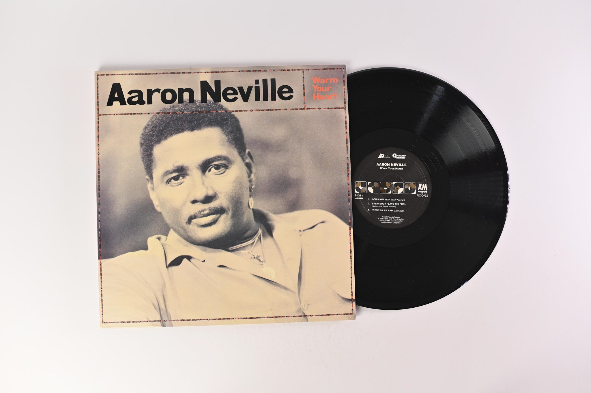 Aaron Neville - Warm Your Heart on Analogue Productions Ltd Remastered Reissue