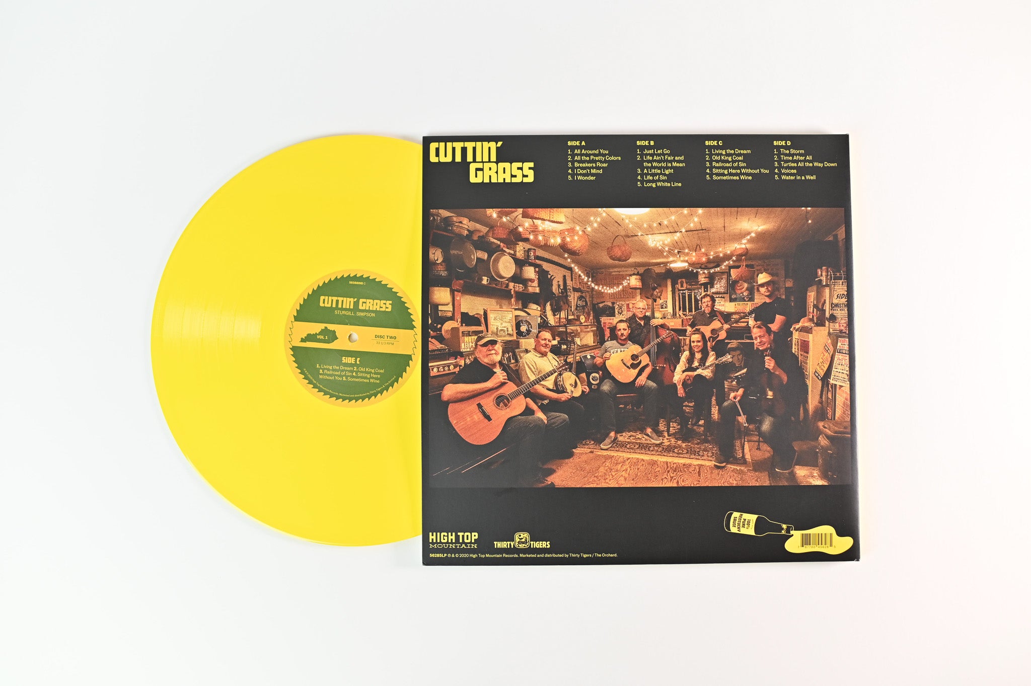 Sturgill Simpson - Cuttin' Grass Vol. 1 (The Butcher Shoppe Sessions) on High Top Mountain Ltd Green / Yellow