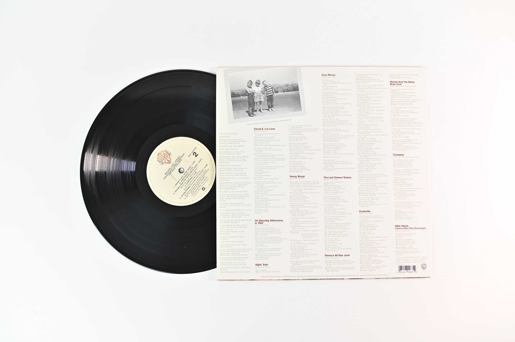 Rickie Lee Jones - Rickie Lee Jones on Warner Bros 180 Gram Reissue