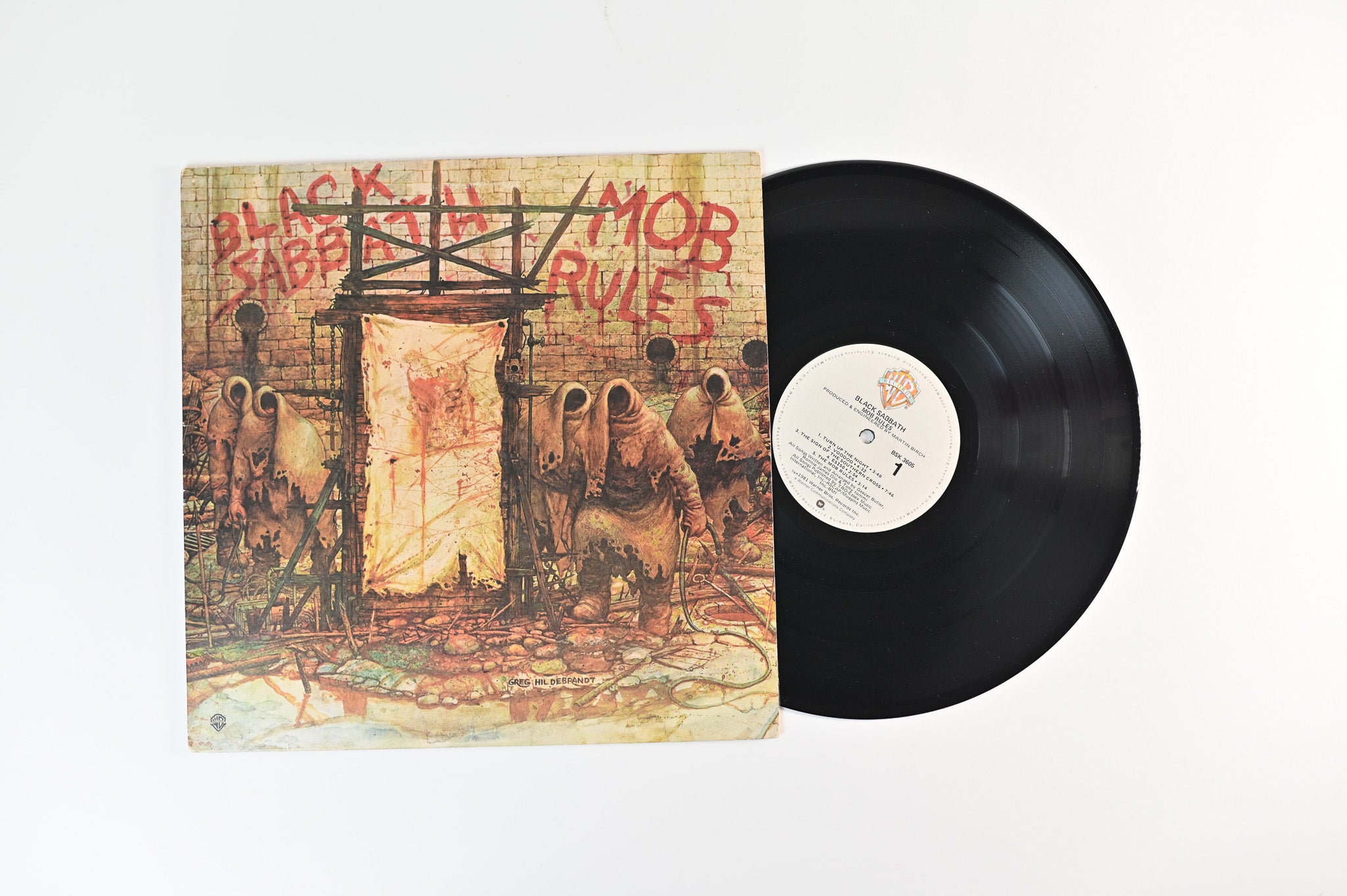 Black Sabbath - Mob Rules on Warner Bros. Records