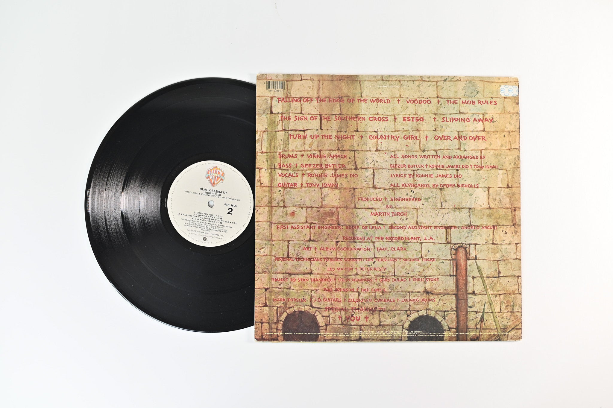 Black Sabbath - Mob Rules on Warner Bros. Records