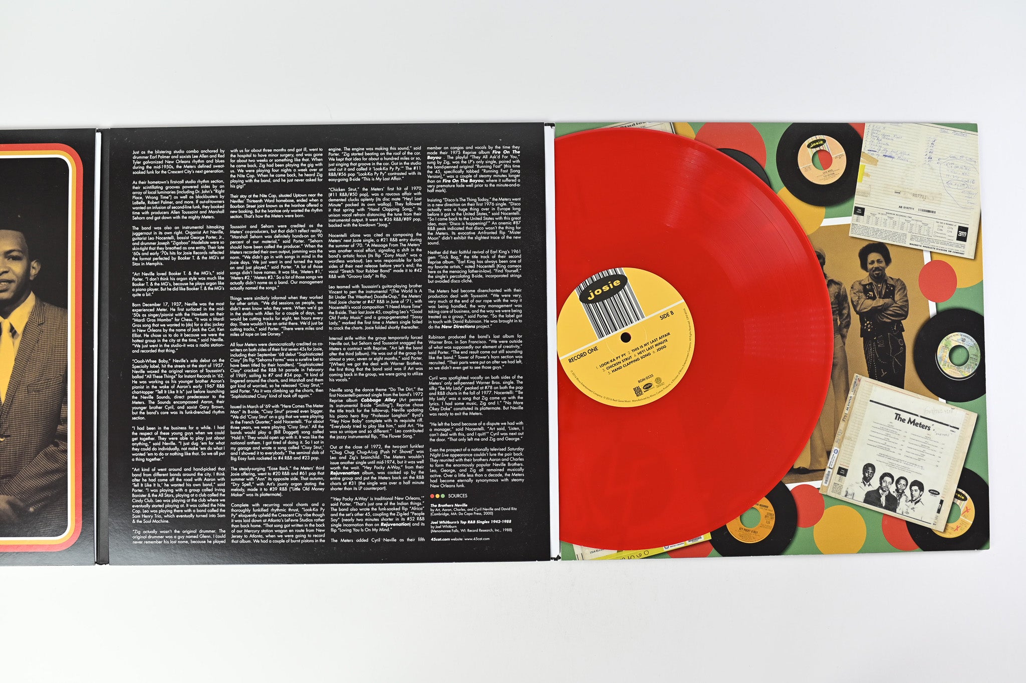 The Meters - A Message From The Meters (The Complete Josie, Reprise & Warner Bros. Singles 1968-1977) on Real Gone RSD Ltd Red Yellow Green Vinyl