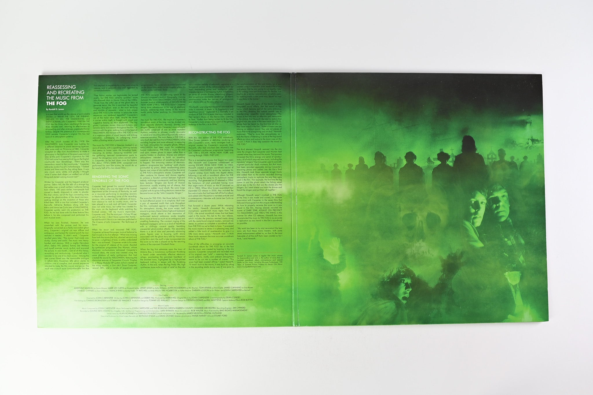 John Carpenter - The Fog (New Expanded Edition Original Film Soundtrack) on Silva Screen Green and White Vinyl