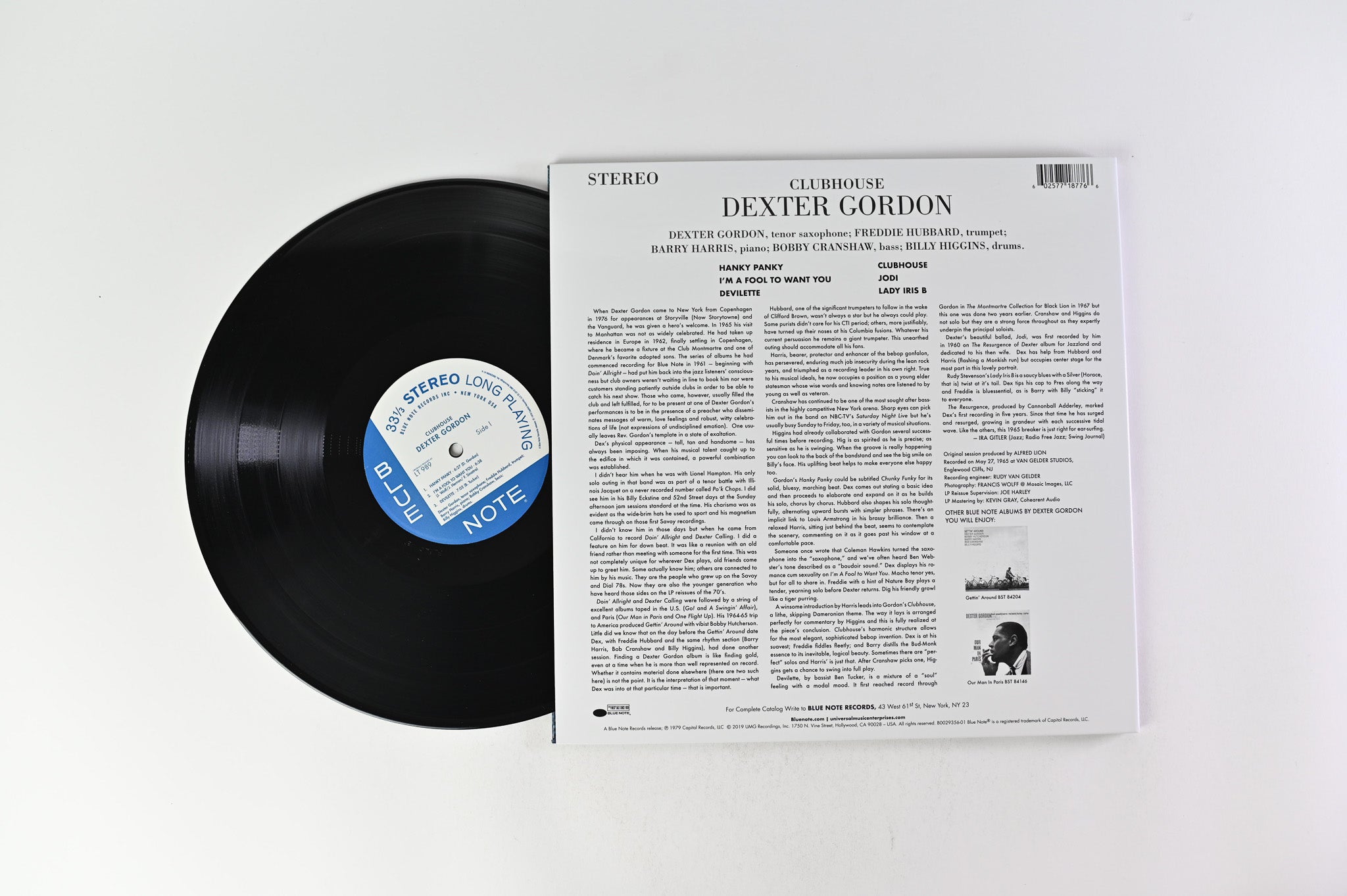 Dexter Gordon - Clubhouse on Blue Note Tone Poet Series