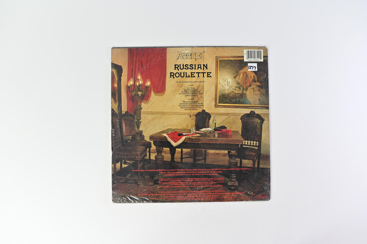 ACCEPT Russian Roulette - Vintage 12'' LP vinyl 01 Cover Stock